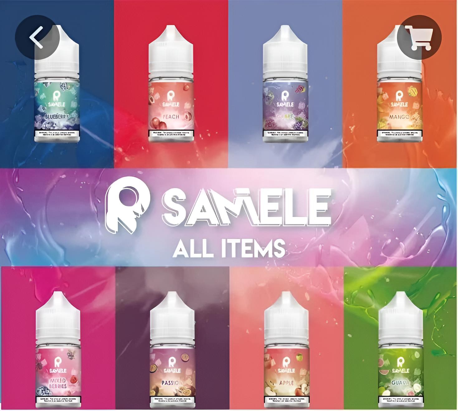 SAMELE 冰釀水果煙油推薦|30ml/35mg|台灣現貨 3 SAMELE 冰釀水果煙油 實體照片