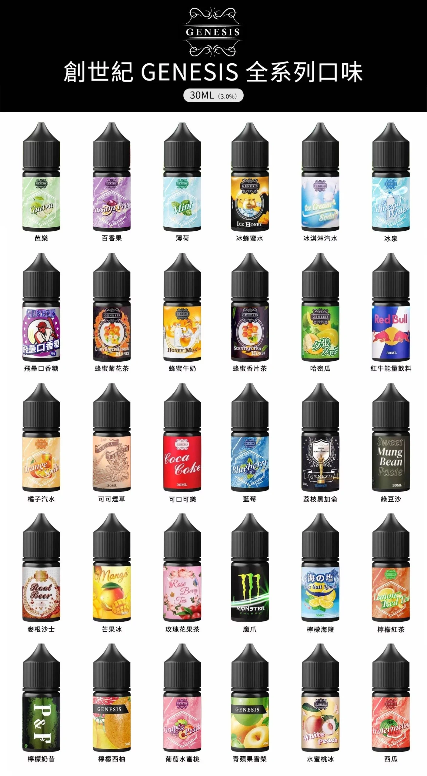 GENESIS 創世紀小煙油推薦|台灣現貨 1 GENESIS 創世紀小煙油 外觀照