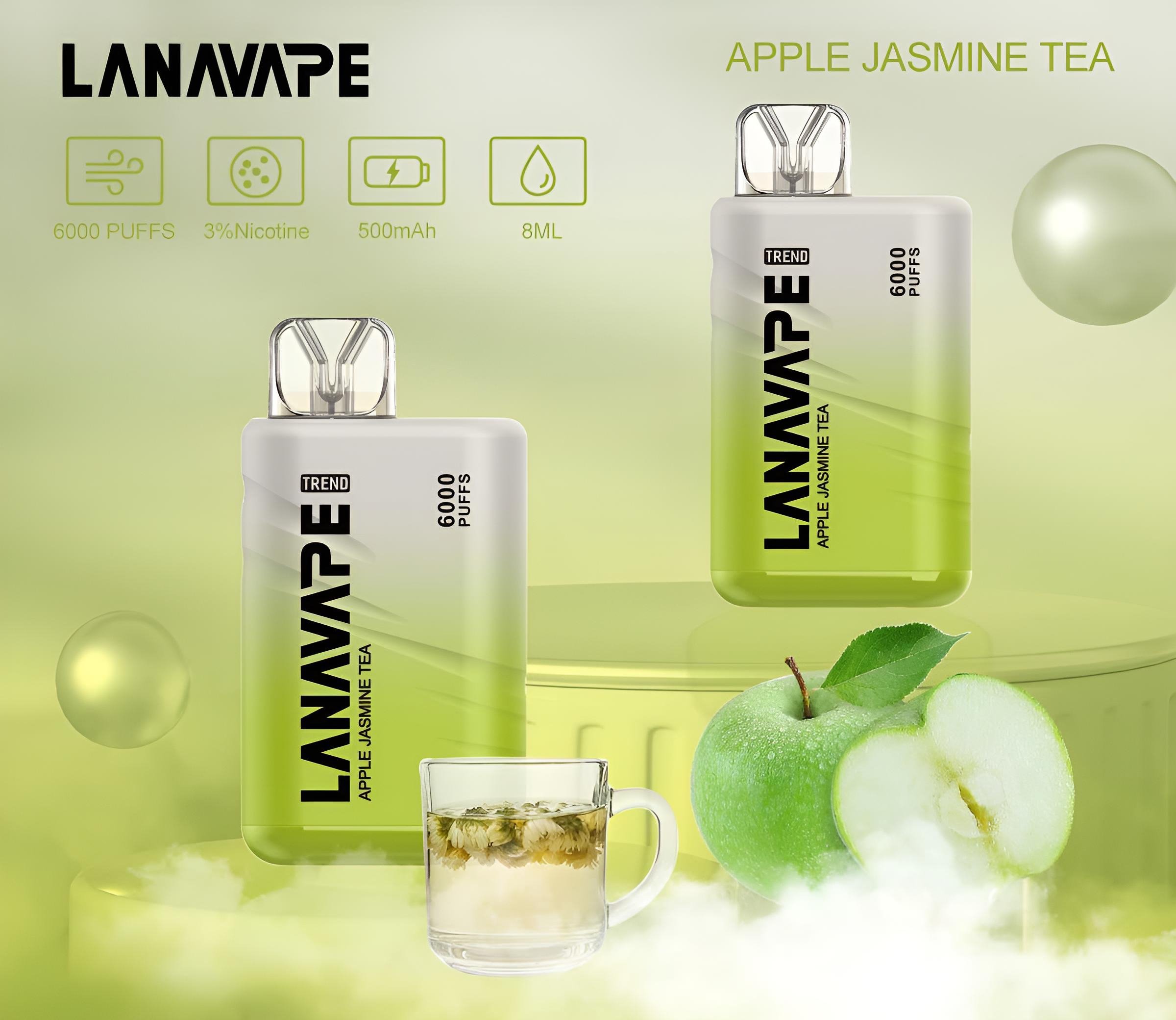 LANA Trend 6000 拋棄式電子菸推薦|12 款口味|台灣現貨 2 LANA Trend 6000 拋棄式電子菸 細節特寫