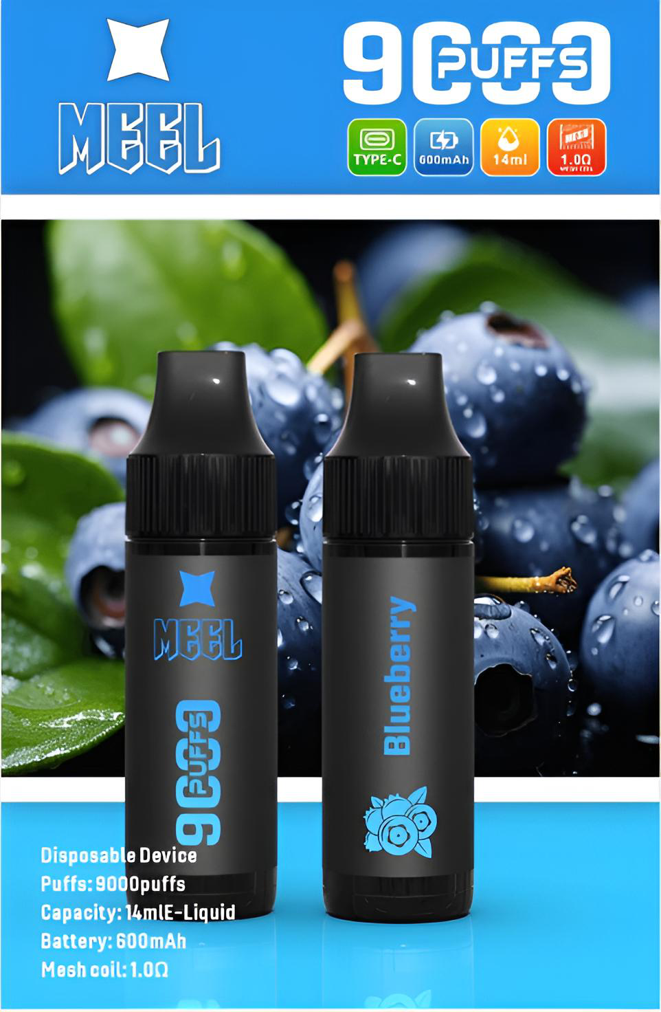 MEEL 9000 Puffs 拋棄式電子菸推薦|9 款口味|台灣現貨 3 MEEL 9000 Puffs 拋棄式電子菸 產品實拍