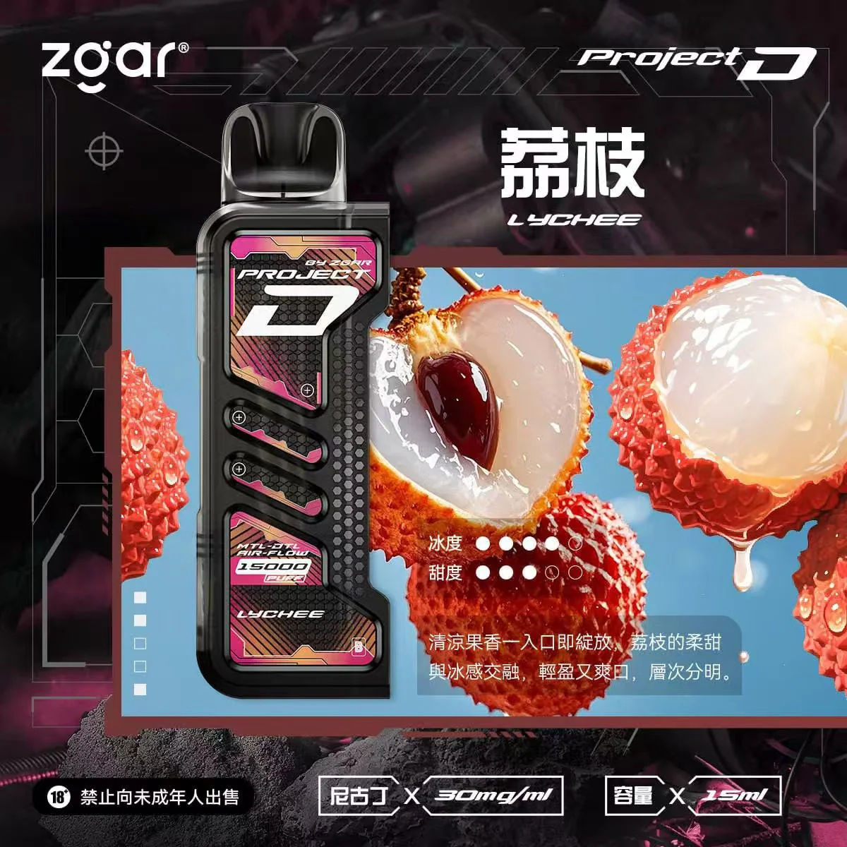 ZGAR PROJECT D 冰熊卡帶煙彈 外觀照